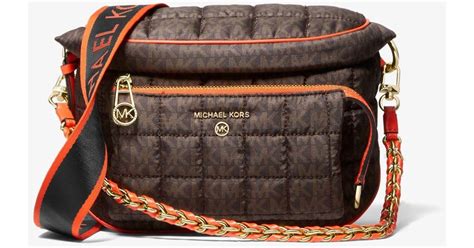 slater medium logo sling pack michael kors|slater medium sling bag.